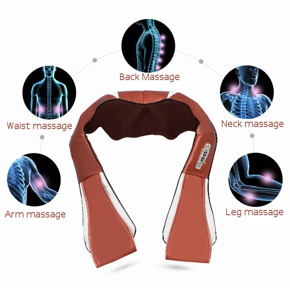 HexoRelief™ Masseur de Cou à Pétrissage