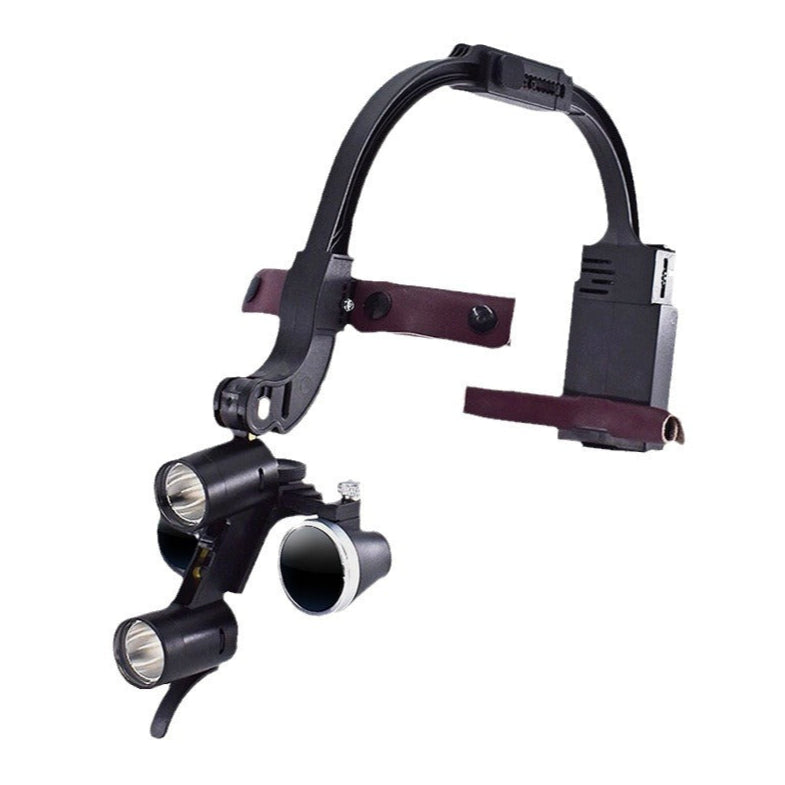 HexoLoupe™ Loupes dentaires montées sur la tête avec lampe frontale LED