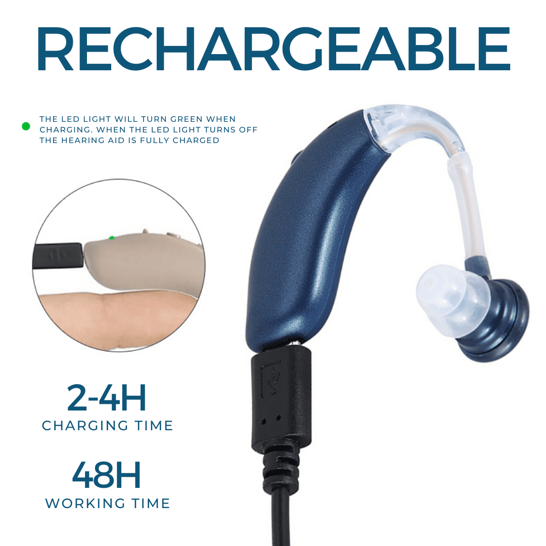 HexoSound™ Aides Auditives Universelles Rechargeables